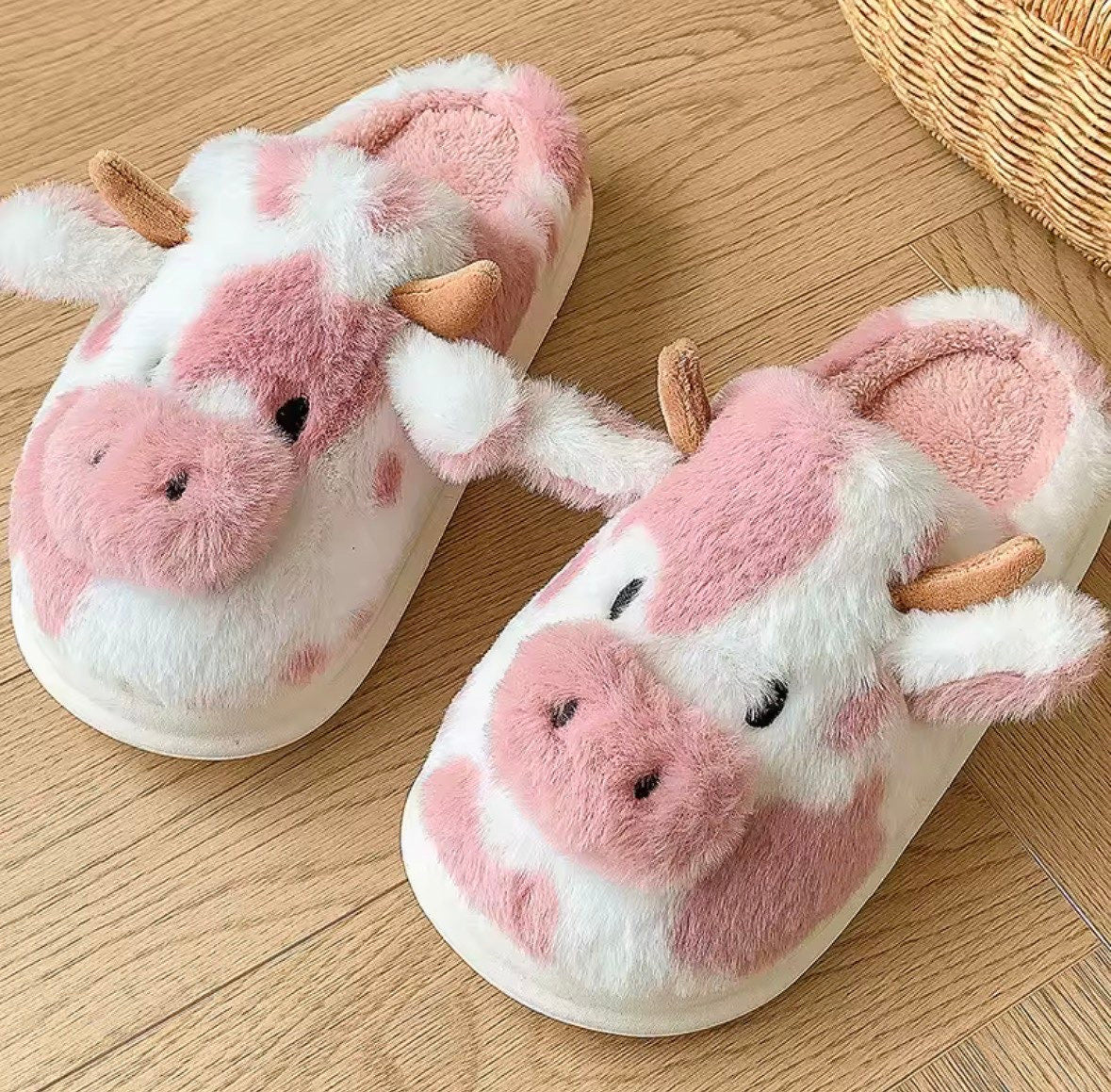 Nos pantoufles vache